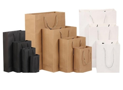 手提袋定制厂家 牛皮纸袋 服饰 烘焙通用纸袋 外卖纸袋 包装袋